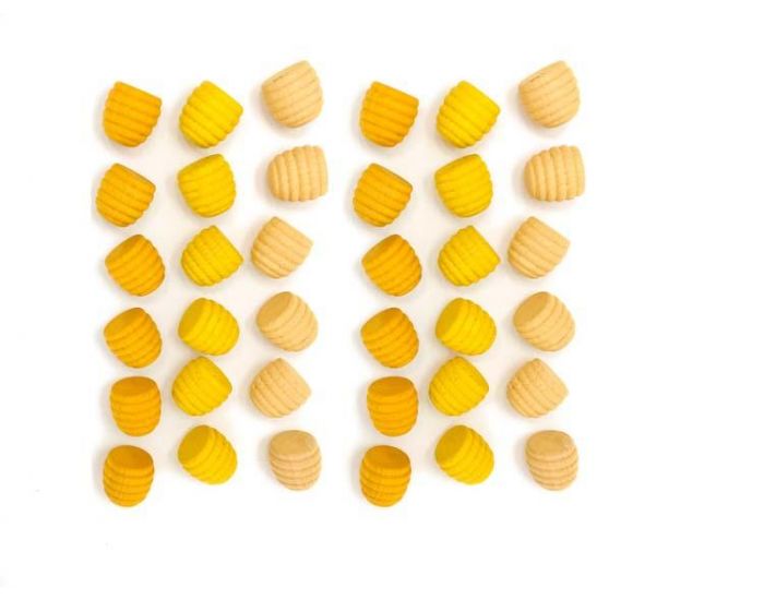 GRAPAT Jouets libres Mandala minis nids d'abeille en bois - Ds 36 mois (5)