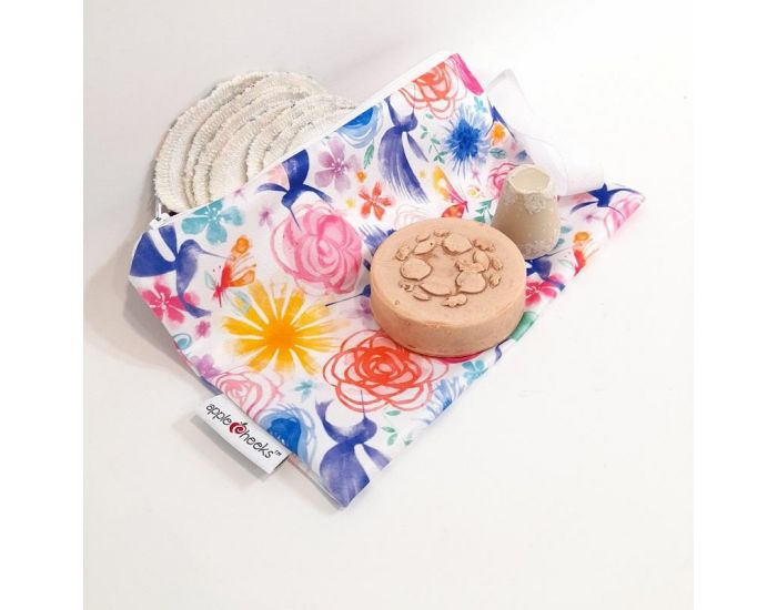 APPLECHEEKS Sac Impermable Rutilisable MINI ZIP - Taille M (2)