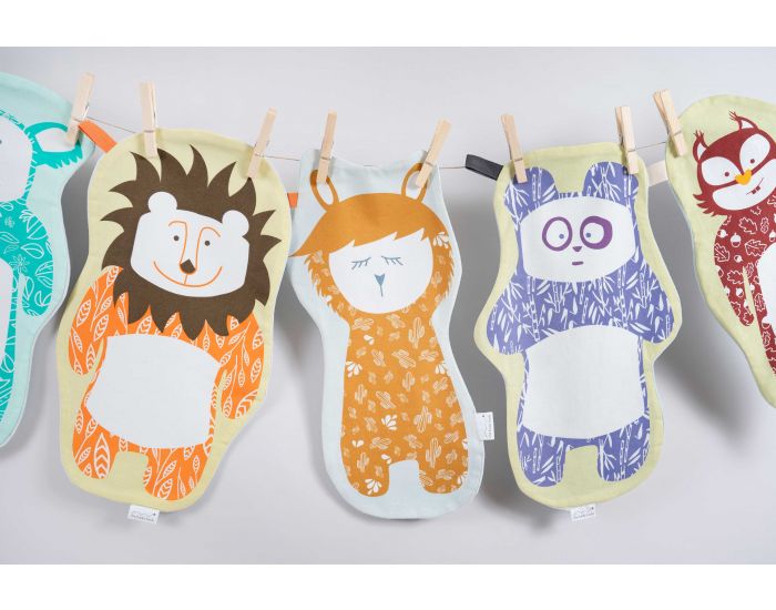 CHABADABADA Doudou Plat Animaux - Ds la naissance (1)