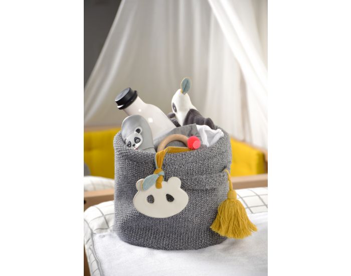 KIKADU Dentition Caoutchouc + Anneau Bois - Panda - D�s 3 mois (2)