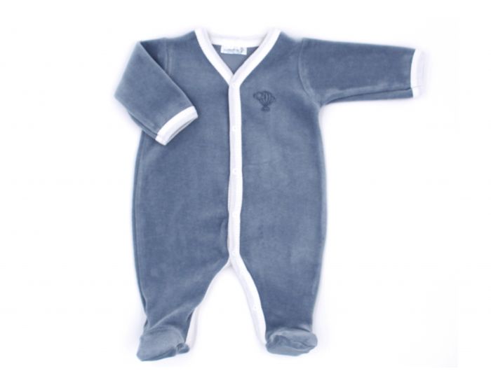 PREMIERS MOMENTS Pyjama (Dors Bien) velours - 100% Coton bio - Ocan (1)