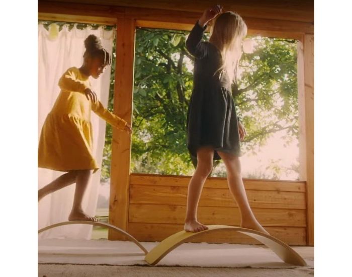 WOBBEL Planche d'Equilibre - Original - Jaune - Ds 18 mois (4)