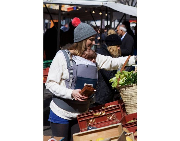 LOVE RADIUS par JPMBB PhysioCarrier lphant Poche Bleu Paon - Simili Cuir  (10)