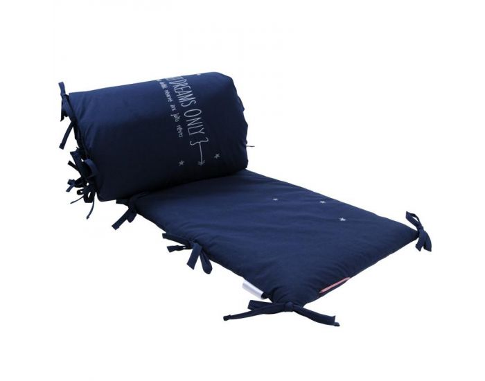 LITTLE CREVETTE Tour de Lit Bleu Marine Sweet Dreams (2)