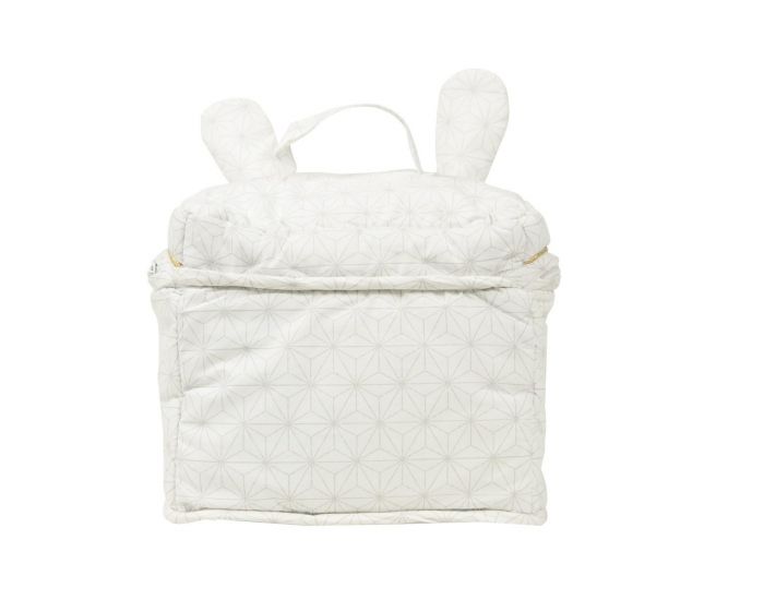 LITTLE CREVETTE Trousse de toilette lapin - Pompom (2)