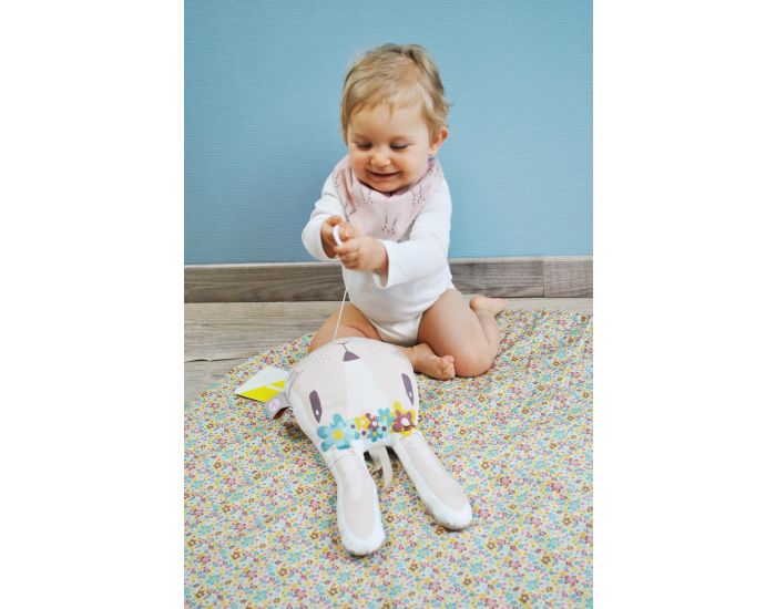 CAROTTE & CIE Coussin Musical - Lapin (3)