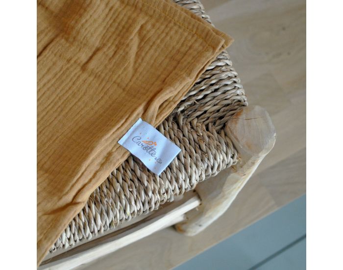 CAROTTE & CIE Lot de 2 maxi Langes coton bio 100x100 cm (2)