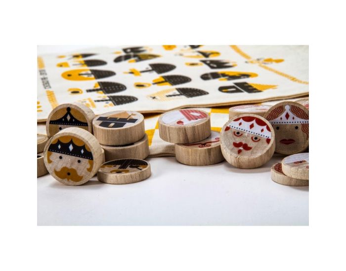 LES JOUETS LIBRES Jeu d'Echecs Ecologique en Bois - La Cour du Roi - D�s 4 ans (19)