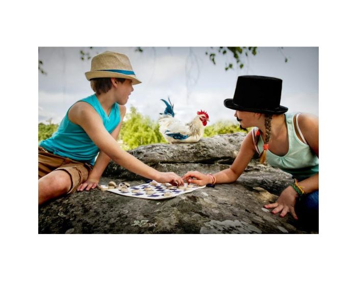 LES JOUETS LIBRES Jeu de Dames Ecologique en Bois - Mesdames & Messieurs  - D�s 4 ans (8)