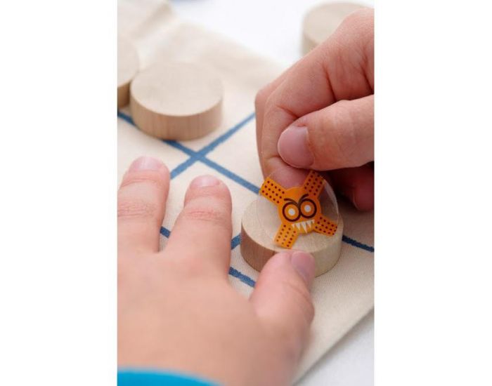 LES JOUETS LIBRES Jeu de Morpion Ecologique en Bois - D�s 4 ans - Tik Atak (21)