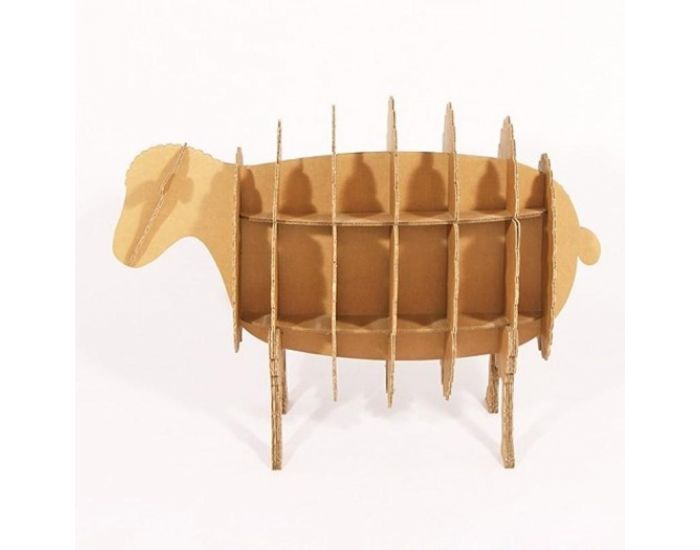 PRAIRYMOOD Commode Mouton en Carton Recycl� Grand Mod�le - Molly Kraft (2)