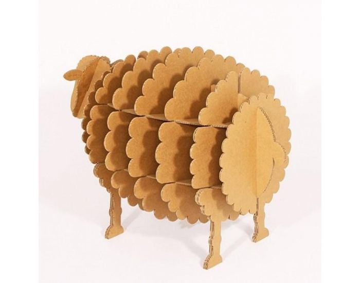 PRAIRYMOOD Commode Mouton en Carton Recycl� Grand Mod�le - Molly Kraft (3)