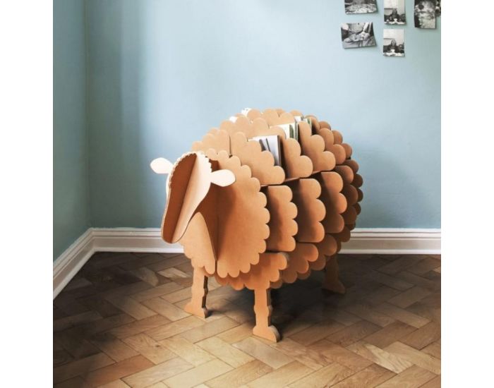 PRAIRYMOOD Commode Mouton en Carton Recycl� Grand Mod�le - Molly Kraft (4)