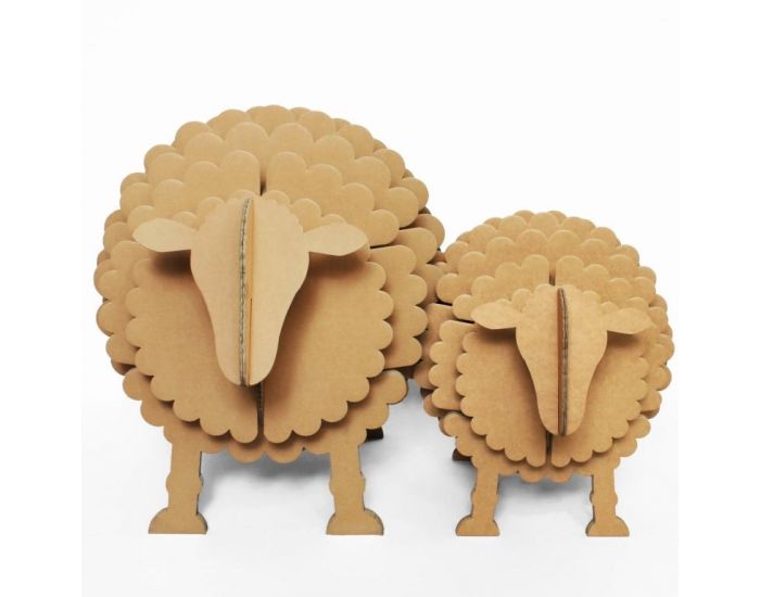 PRAIRYMOOD Commode Mouton en Carton Recycl� Grand Mod�le - Molly Kraft (5)