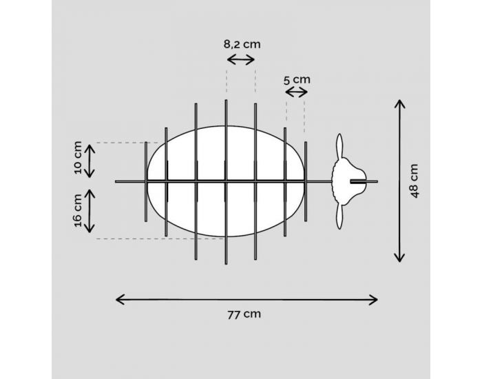 PRAIRYMOOD Commode Mouton en Carton Recycl 50x76x56 cm - Blanc (7)