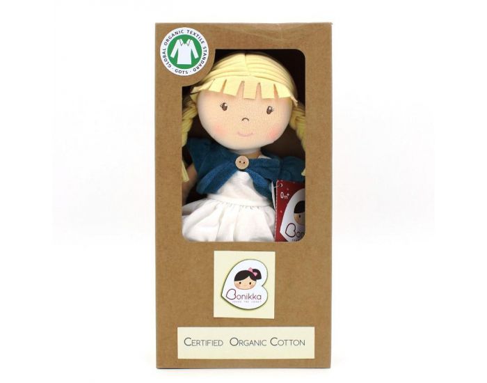 TIKIRI Poup�e en Coton Bio Lily - D�s la naissance - 32cm (5)