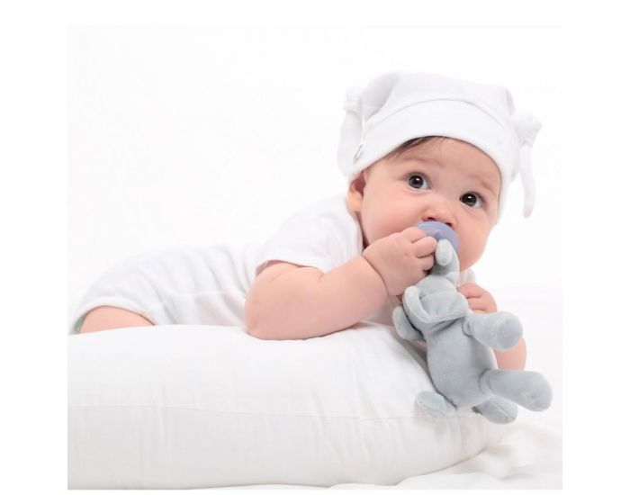 SEVIRA KIDS Doudou Clin 2 en 1 Peluche + Sucette Physiologique - Ds la Naissance (2)