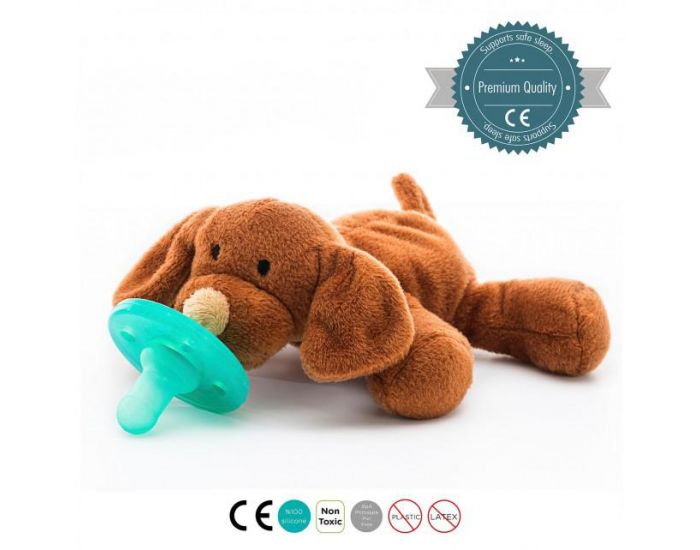 SEVIRA KIDS Doudou Clin 2 en 1 Peluche + Sucette Physiologique - Ds la Naissance (18)