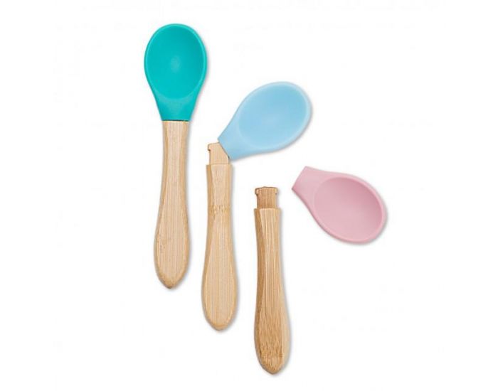 SEVIRA KIDS Cuillres Bb Bambou et Silicone - Ds 6 mois (17)