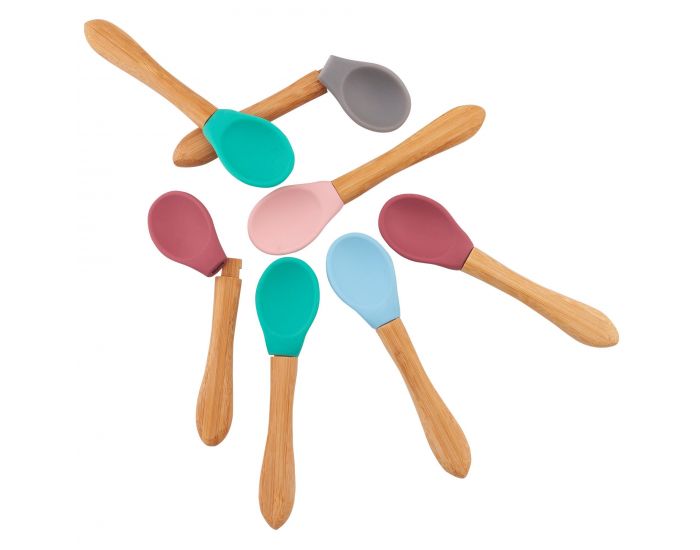 SEVIRA KIDS Cuillres Bb Bambou et Silicone - Ds 6 mois (5)
