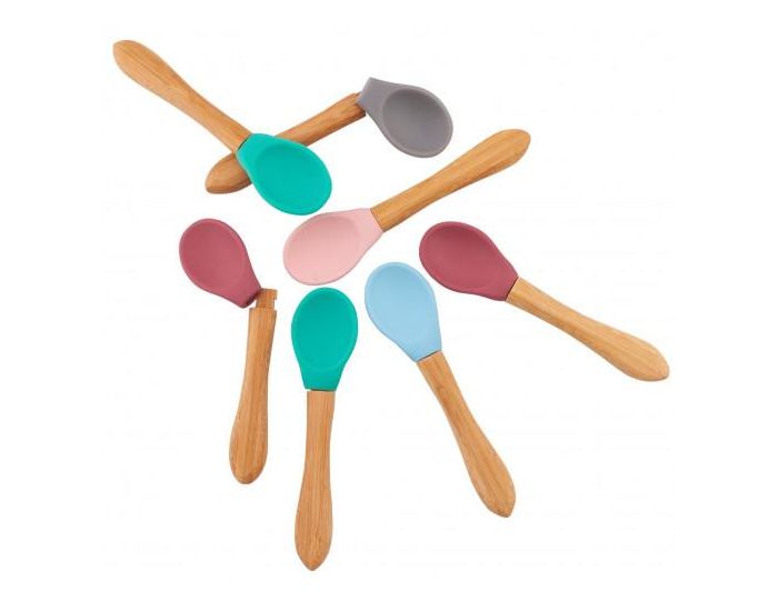 SEVIRA KIDS Cuillres Bb Bambou et Silicone - Ds 6 mois (6)