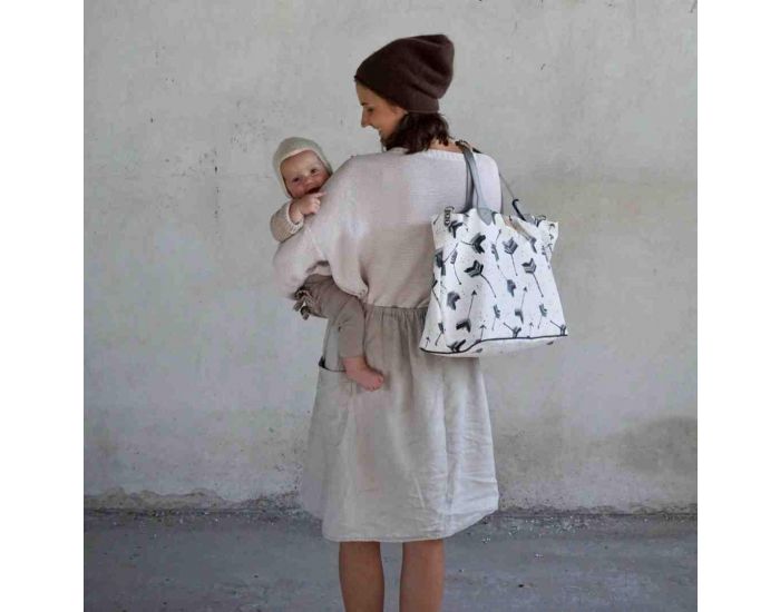 SEVIRA KIDS Sac  main multifonctions - pour la poussette ou  langer - Medium - Boho Arrows (15)