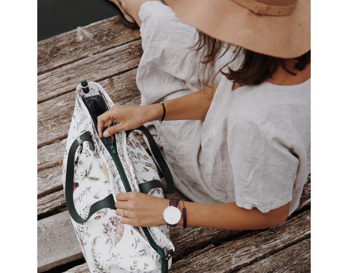 SEVIRA KIDS Sac  main multifonctions - pour la poussette ou  langer - Medium - Boho Arrows (16)