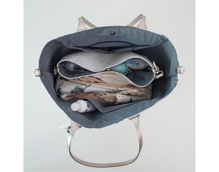 SEVIRA KIDS Sac  main multifonctions - pour la poussette ou  langer - Medium - Boho Arrows (30)