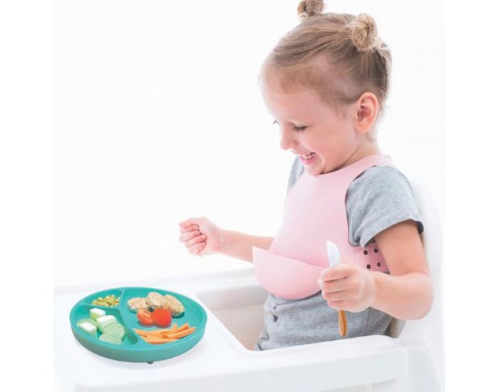 SEVIRA KIDS Assiette B�b� � Compartiments avec Ventouse - D�s 6 mois (12)