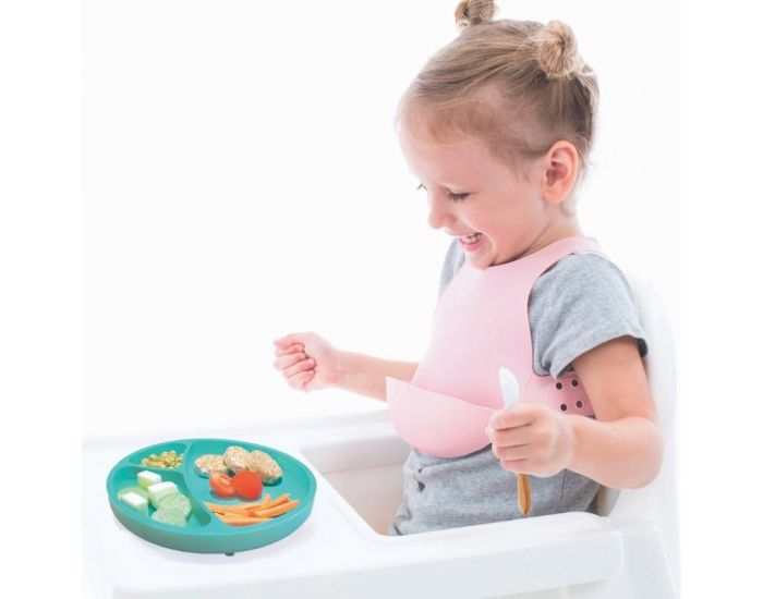 SEVIRA KIDS Assiette B�b� � Compartiments avec Ventouse - D�s 6 mois (22)