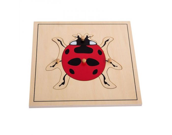 NIENHUIS Puzzle Coccinelle haut de gamme - Ds 3 ans (1)