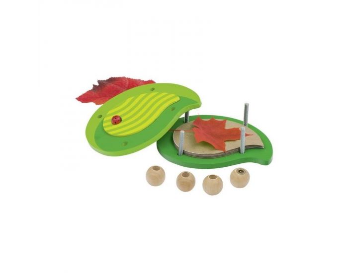 Presse-Fleurs Coccinelle en Bois - Ds 3 ans (1)