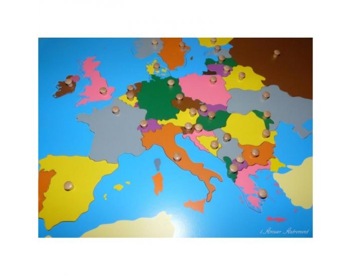 Carte puzzle de l'Europe haut de gamme - Ds 3 ans (1)