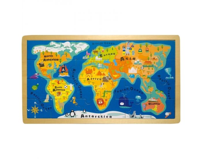 Puzzle Planisph�re - D�s 3 ans (1)