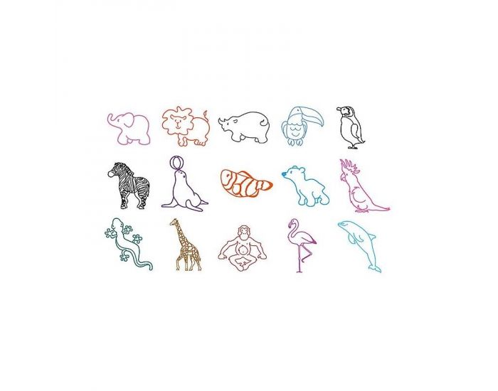 Tampons Animaux du Zoo - D�s 3 ans (3)