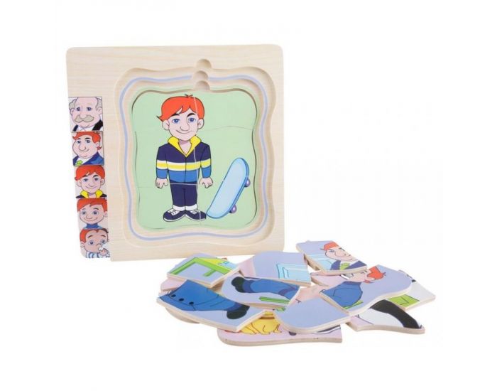 Puzzle cycle vie - Homme - D�s 3 ans (1)