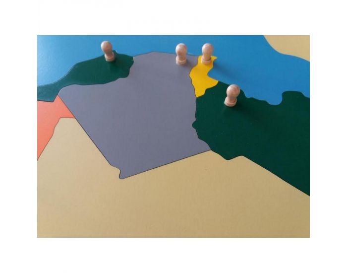 Carte Puzzle du Maghreb et P�ninsule Arabique haut de gamme - D�s 3 ans (1)