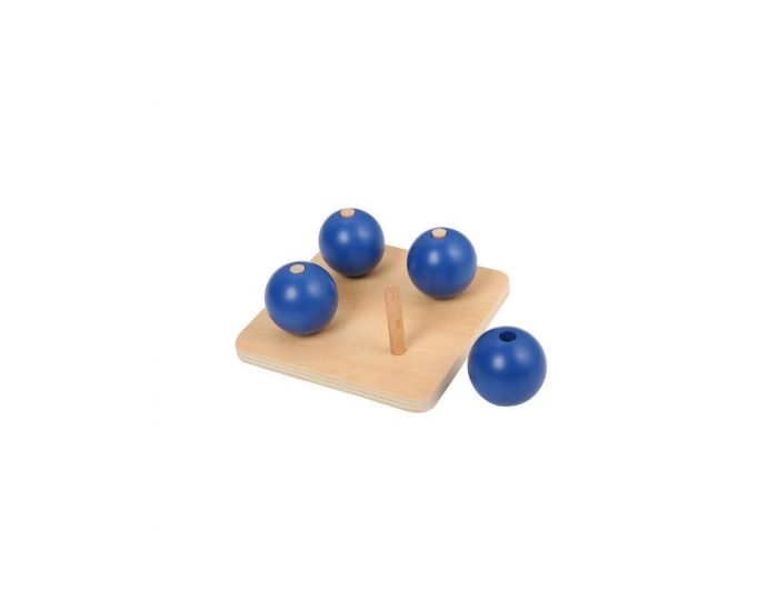 Boules bleues sur tiges verticales - D�s 3 ans (1)