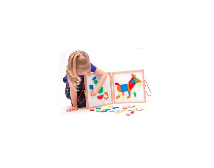 Mallette G�oforme Magn�tique en Bois - D�s 4 ans (3)