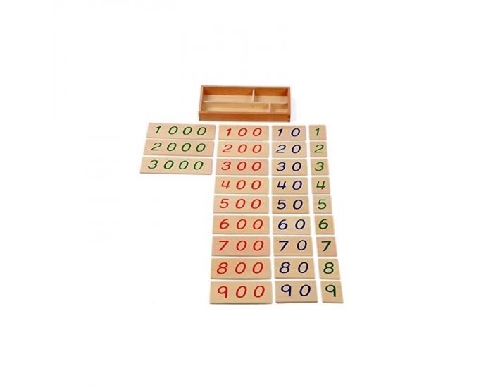 Petites Cartes des Nombres 1-3000 Haut de Gamme - D�s 3 ans (1)