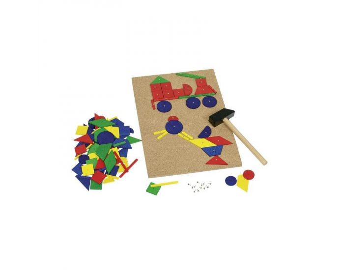 Jeu Marteau et Clous - 100 Pi�ces en Bois - D�s 3 ans (2)