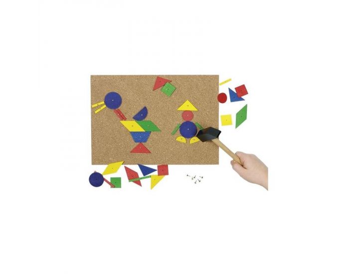 Jeu Marteau et Clous - 100 Pi�ces en Bois - D�s 3 ans (3)