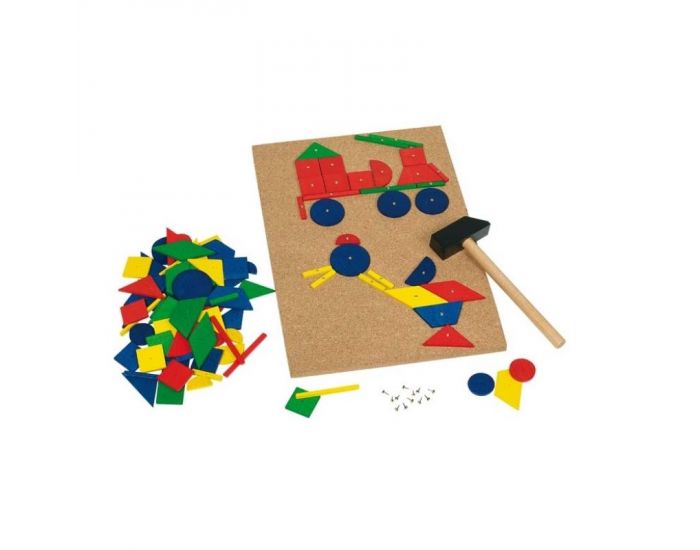 Jeu Marteau et Clous - 100 Pi�ces en Bois - D�s 3 ans (4)