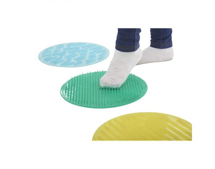 Disques tactiles en Silicone lot n2 - Ds 3 ans (2)