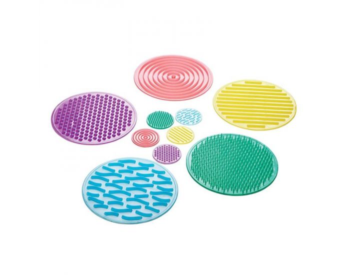 Disques tactiles en Silicone lot n�2 - D�s 3 ans (5)