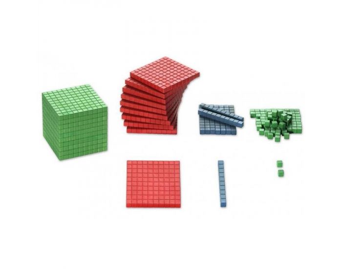 121 Pi�ces en Bois - Base 10 Couleurs Montessori - D�s 3 ans (1)