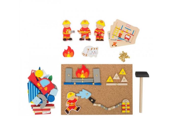 Jeu Marteau et Clous - Pompier - Ds 6 ans (1)