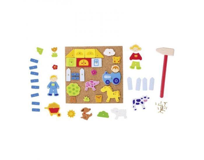 Jeu Marteau et Clous - La Ferme - D�s 3 ans (1)