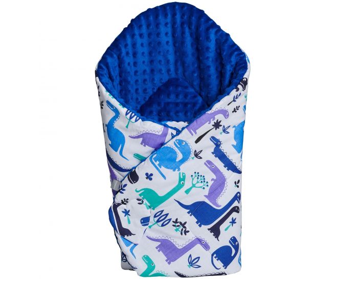 SEVIRA KIDS Gigoteuse d'emmaillotage - Nid d'ange 0-4 mois Minky Rversible (4)