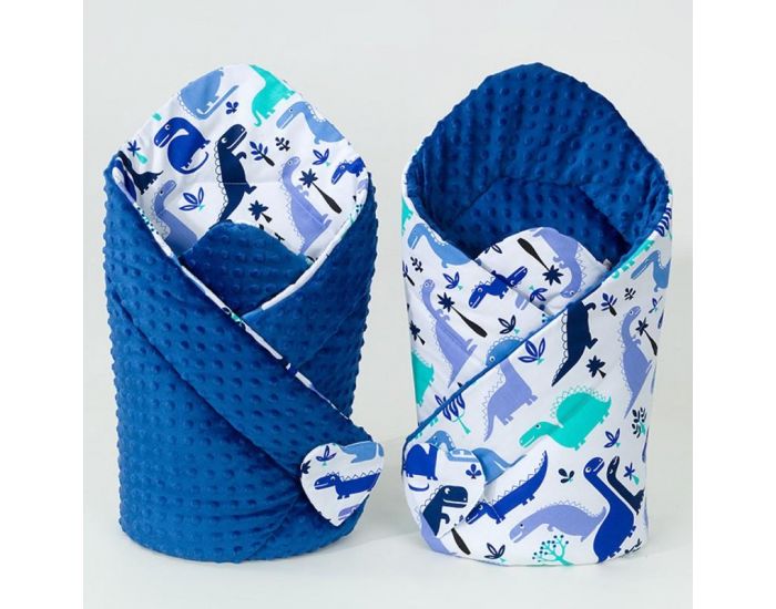 SEVIRA KIDS Gigoteuse d'emmaillotage - Nid d'ange 0-4 mois Minky Rversible (8)